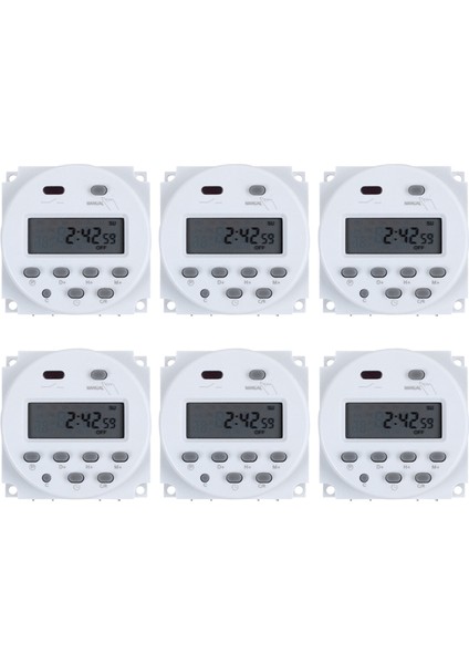 DC12V Dijital LCD Güç Programlanabilir Zamanlayıcı Zaman Anahtarı Rölesi 16A Amper (Yurt Dışından)