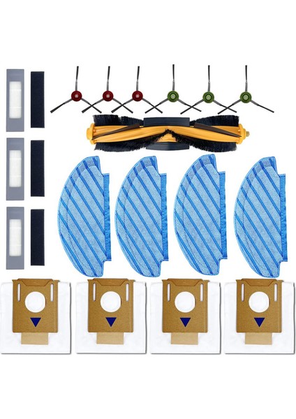 N8 N8 Pro T8 T8 T9 Için Ana Fırça Yan Fırça Hepa Filtresi (Yurt Dışından)