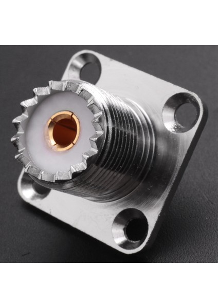 Uhf SO-239 Ham Radyo Için Dişi Jack Kare Şekli Lehim Kupası Koaksiyel (Yurt Dışından)