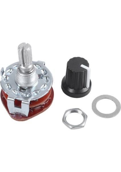 2x Elektronik Makine 4P3T 4 Kutuplu 3 Pozisyon 2 Güverte 16PIN Döner Anahtar (Yurt Dışından)
