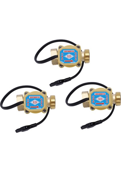 3x 26MM 3/4 Inç Pt Dişli Konektörü 120W Pompa Su Akış Sensörü (Yurt Dışından)