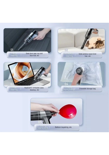 Taşınabilir Kablosuz Araba Elektrikli Süpürge Mini El Temizleyici Ev Aletleri Için Güçlü Temizleme Makinesi Araba Temizleyici (Yurt Dışından) modelleri