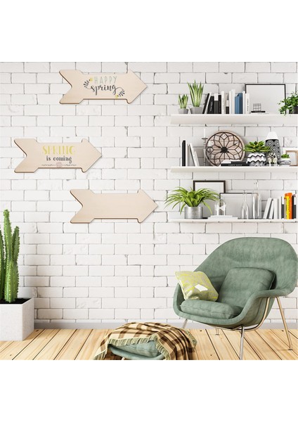 8pcs Ahşap Şekil Kesikler Bitmemiş Ahşap Burcu Boş (Yurt Dışından)
