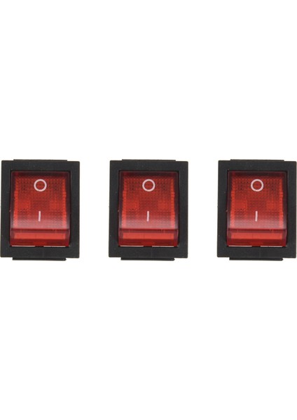 Kırmızı Işık 4 Pinli Dpst On/off Geçmeli Basmalı Anahtar 15A/250V 20A/125VAC (Yurt Dışından)