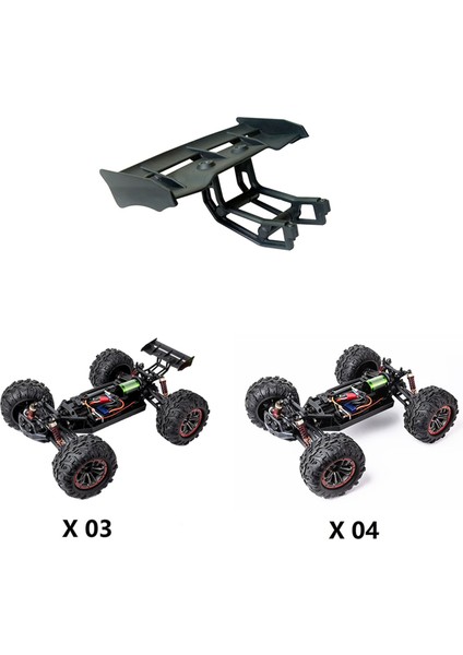 Xlf X03 X-03 1/10 Rc Araba Fırçasız Kamyon Yedek Parçası Için Kuyruk Kanadı (Yurt Dışından)