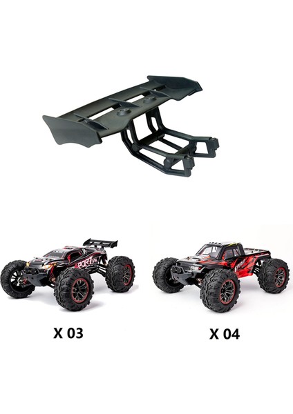 Xlf X03 X-03 1/10 Rc Araba Fırçasız Kamyon Yedek Parçası Için Kuyruk Kanadı (Yurt Dışından)