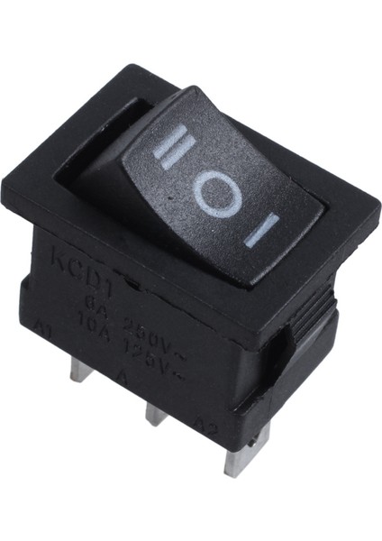 2x Spdt 3 Pozisyonlu Geçmeli Tekne Rocker Anahtarı Ac 250V/6A 125V/10A (Yurt Dışından)