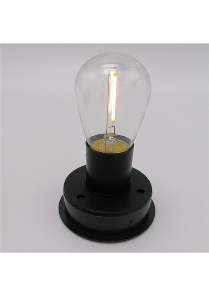 1 Adet Güneş LED Tungsten Filament Ampul Lamba 2800 K Otomatik Işık Sensörleri Çit Gece Işıkları Bahçe Lambası (7 Cm) (Yurt Dışından)
