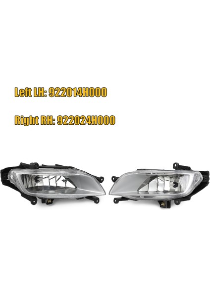 Sol Ön Tampon Sis Lambası Sürüş Sis Lambası Hyundai I800 Imax ile Uyumlu (Yurt Dışından)