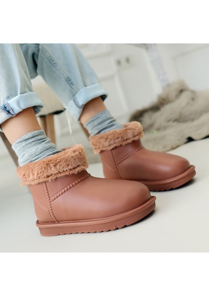 Mordi Taba Oval Burunlu Su Geçirmez Içi Kürklü Bot fırsatları