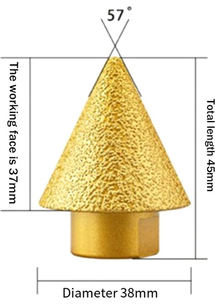 M14 Elmas Pah Uçları Freze Fayans Kesici Mermer Beton Delik Testere (Yurt Dışından) fiyatları