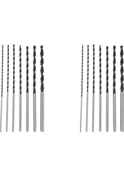 7 Adet x Uzun Ahşap Matkap Ucu Seti 4mm 5mm 6mm 7mm 8mm 10MM 12MM x 300MM (Yurt Dışından)