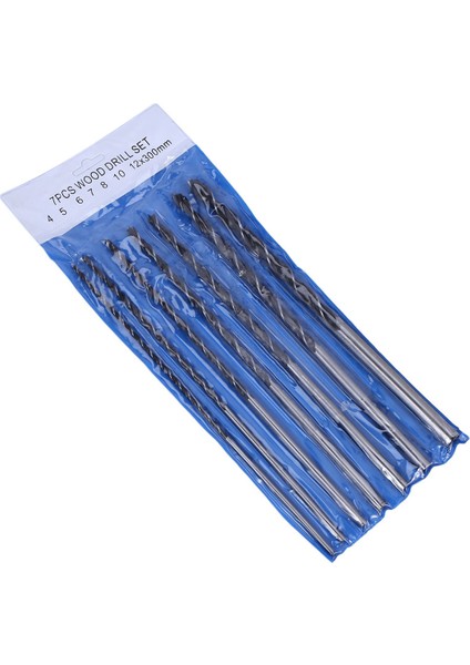 7 Adet x Uzun Ahşap Matkap Ucu Seti 4mm 5mm 6mm 7mm 8mm 10MM 12MM x 300MM (Yurt Dışından) indirimleri