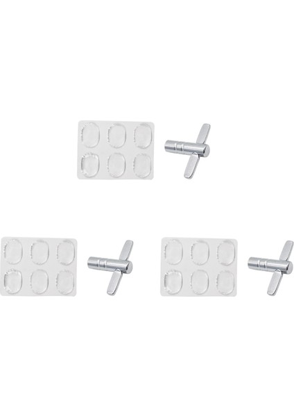 Davul Sönümleyici Jel 18 Paket, Bir Davul Akort Anahtarı Paketi 1 (Yurt Dışından)