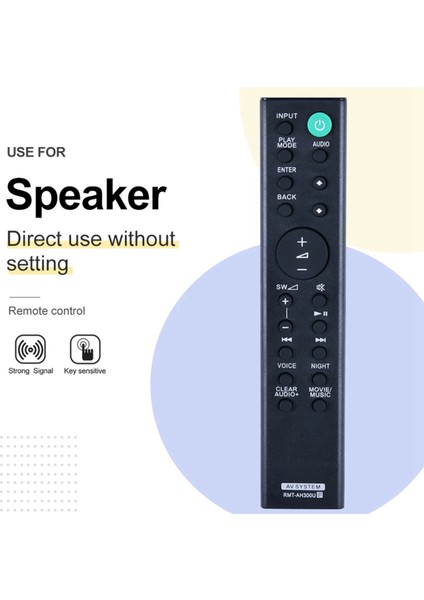 -AH300U HT-CT291 SA-CT290 Için Soundbar Uzaktan Kumandası (Yurt Dışından)