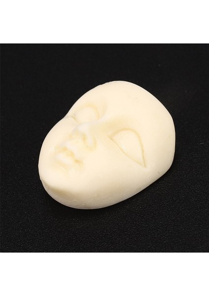 10 Adet Mini Maskeler Reçine Maske Flatback Cabochon Bej Kız Yüz El Sanatları (Yurt Dışından)