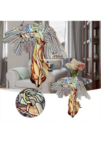 Kolye Pencere Asılı Suncatcher Akrilik Melek Asılı Dekorasyon (Yurt Dışından) fiyatları