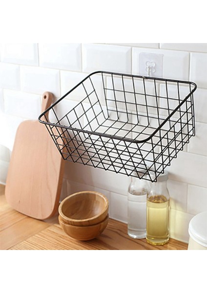 Delikli Demir Telli Sepet, Telasız Metal Sepet Siyah (Yurt Dışından) modelleri