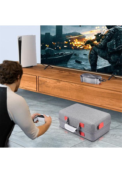 Ince Denetleyiciler/disk Digital Edition/kablolar Için Ince, Darbeye Dayanıklı Saklama Çantası Için Sert Seyahat Taşıma Çantası - Gri (Yurt Dışından) modelleri