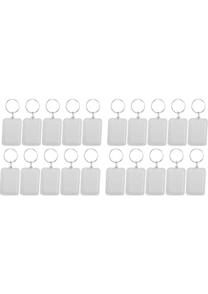 10 Adet Porte-Cles Anneau Dıy Cadre Fotoğraf Vierge 3.3X5CM (Yurt Dışından)