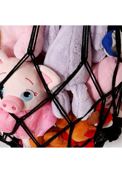 Doldurulmuş Hayvan Depolama Ağı/oyuncak Peluş Oyuncak Depolama Düzenleyici Pembe (Yurt Dışından) indirimleri