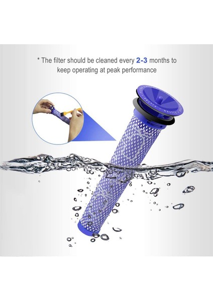 DC58 DC59 DC61 DC62 V7 Için Filtre, Ön ve Son Filtre (Yurt Dışından) fiyatları