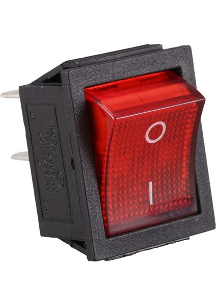 Kırmızı Işık Aydınlatmalı 4 Pin Dp On/off Snap-In Rocker Switch (Yurt Dışından)