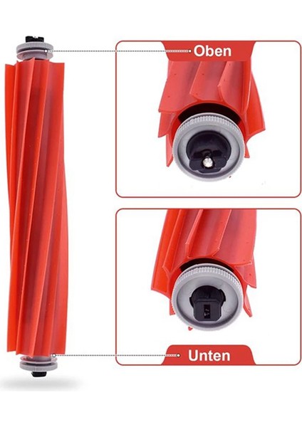Mop Rag Hepa Filtreli Yan Fırçalı Süpürge Için (Yurt Dışından)