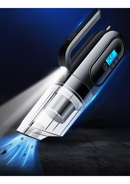 4'ü 1 Arada 250W 25000PA LED Işıklı El Süpürgesi Güçlü Elektrikli Süpürge Oto Araba Için Islak ve Kuru Kullanım Ev-Siyah (Yurt Dışından) modelleri