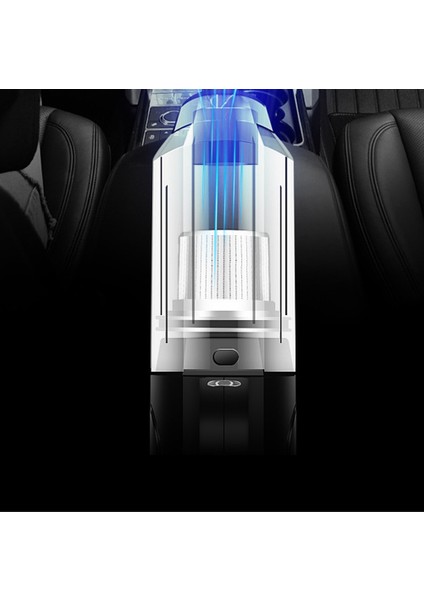 4'ü 1 Arada 250W 25000PA LED Işıklı El Süpürgesi Güçlü Elektrikli Süpürge Oto Araba Için Islak ve Kuru Kullanım Ev-Siyah (Yurt Dışından) fırsatları