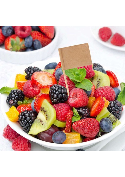 1000 Paket Boş Kürdan Bayrakları Kraft Kağıt Bayrak Kek, Gıda, Meyve, Parti Süslemeleri Için Peynir Işaretleyicileri Seçer (Yurt Dışından) fırsatları