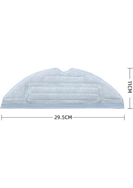 12 Adetmopping Bezleri Yıkanabilir ve Yeniden Kullanılabilir Paspas Bezi Için T7 T7PLUS S7 Vakum Temizleme Pedleri (Yurt Dışından)