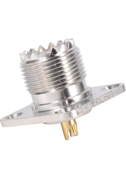Uhf SO-239 Dişi Jak Kare Şekli Lehim Kabı Koaksiyel Konnektör (Yurt Dışından)