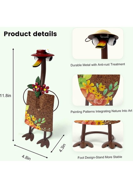 Bahçe Atues, Sevimli Ördek Sanat Kürek Craft Deco B (Yurt Dışından)