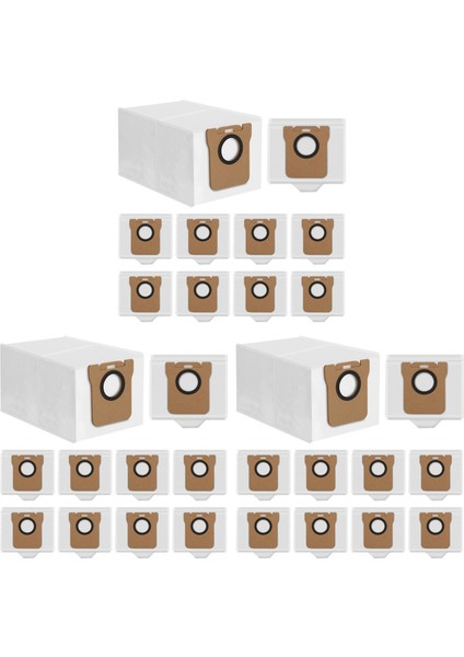 30X Elektrikli Süpürge Torbası L10S Ultra L10 Ultra X10 + Robotlu Süpürge Yedek Çanta Aksesuar Seti (Yurt Dışından)