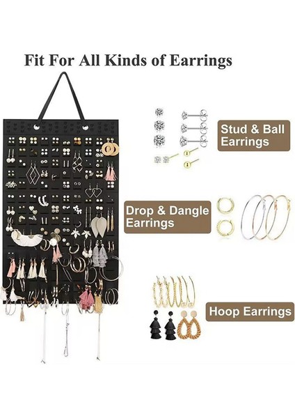 Asılı Küpe Tutucu, Kızlar ve Kadınlar Için 300 Çifte Kadar Tutar, Bej (Yurt Dışından) indirimleri