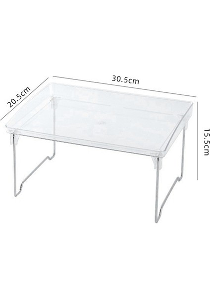 Akrilik Şeffaf Masaüstü Saklama Kutusu Yurt Ofis Depolama Rafı (Yurt Dışından) fırsatları