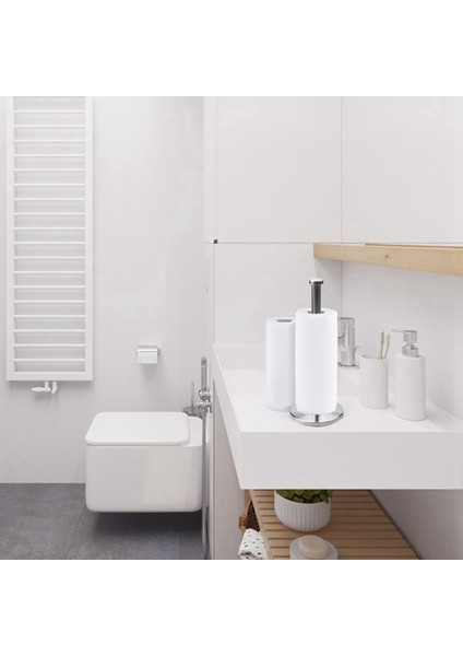 3x Paslanmaz Çelik Rulo Kağıt Havlu Askısı Mutfak Doku Tutucu Banyo Tuvalet Kağıdı Standı Peçete Rafı Ev Aracı (Yurt Dışından)