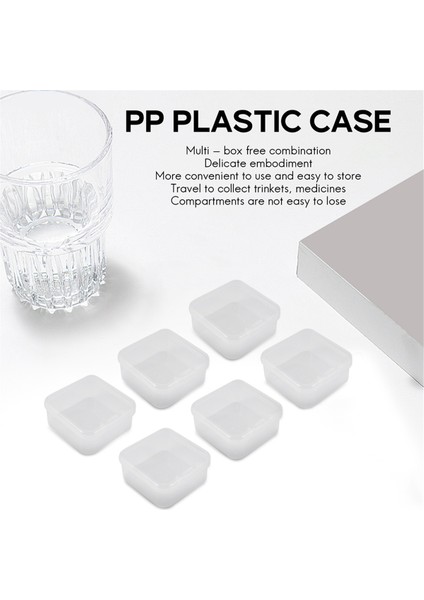 Küçük Eşyaları, Boncukları Toplamak Için 6 Parça Plastik Şeffaf Saklama Kutusu (Yurt Dışından) fırsatları