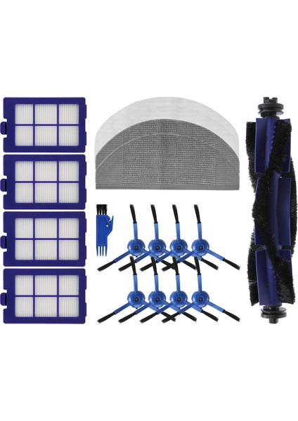 Robot Süpürge Ana Yan Fırça Hepa Filtreli Mop Bezi (Yurt Dışından)