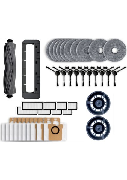 Bot L20 Ula Ana Yan Fırça Hepa Filtre Toz Torbası Için 42PCS (Yurt Dışından)