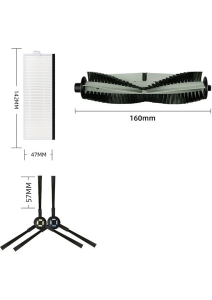 A7/A9S/X785/X750/X800 Ssr1 Ssra1 Elektrikli Robot Süpürge Için Ana Fırça Yan Fırça Filtresinin Değiştirilmesi (Yurt Dışından) indirimleri