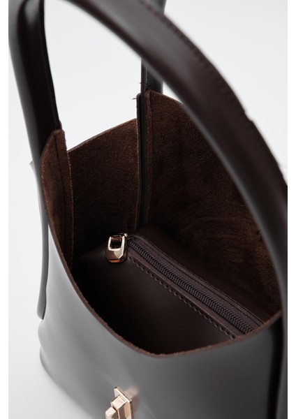 Cindy Acı Kahve El ve Çapraz Çanta modelleri