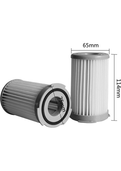 Hepa Filtre Yıkanabilir Robotlu Süpürge Pilili Hepa Filtre ZS203 ZTI7635 ZW1300-213 5 Adet (Yurt Dışından)