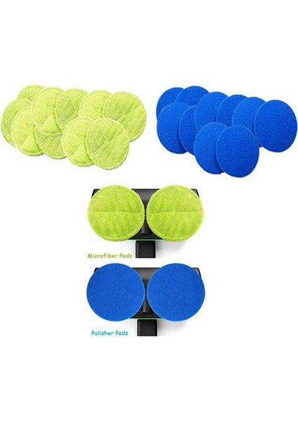 2 Takım Ad-Yedek Ped Akülü Elektrikli Döner Paspas Süpürgesi Kablosuz Elektrikli Döner Paspas Yedek Scrubber Pad (Yurt Dışından)