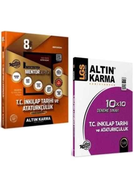(8. Sınıf) T.c İnkilap Tarihi Etkinlikli Soru Bankası / T.c İnkilap Tarihi 10X10 Deneme Sınavı