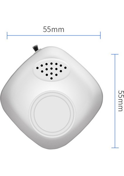 Negatif Iyon Jeneratörü Giyilebilir Hava Temizleme Cihazı Kişisel Taşınabilir USB Mini Ionizer Duman Temizleyici Oksijen Spreyi (Yurt Dışından)