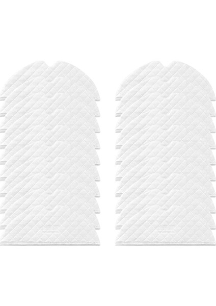 20 Adet Tek Kullanımlık Paspas Bezi Için 1c/ 2c/1t / D9 L10PRO Elektrikli Süpürge Yedek Parçalar Bez (Yurt Dışından)