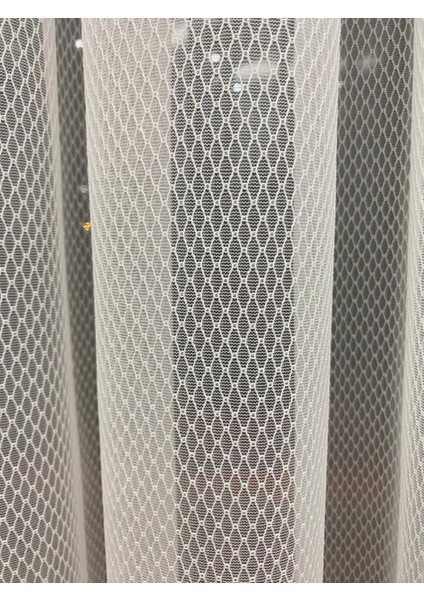 Modern Dokulu Petekli Ekru Renkli 1/3 Sık Pileli Tül Perde fiyatları