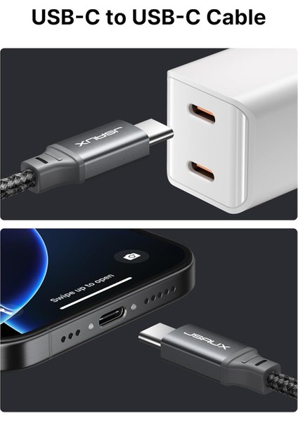 100W Süper Hızlı Usb C - Usb C Kablosu Type-C Hızlı Şarj Kablosu modelleri